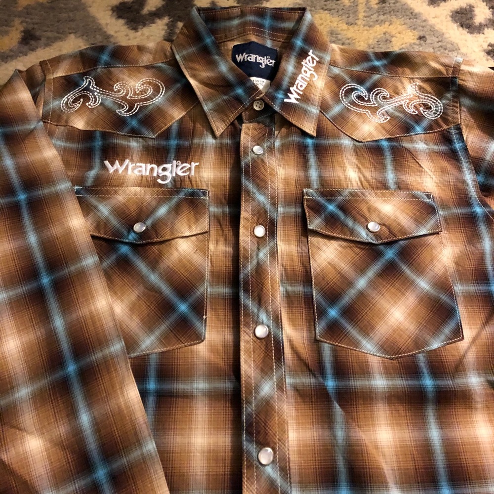 Boys Wrangler Logo Shirt Size XL